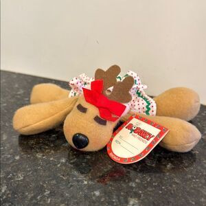 1987 Burger King Rhonda Reindeer Tag 9” Soft Toy Christmas